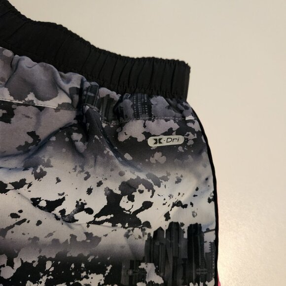 RBX X-Dri Shorts Running Black Gray Splatter Spandex Lined Active Womens Small - Picture 5 of 10